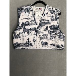 Women's Ida Mae Printed Blazer Vest